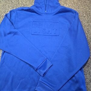 Royal Blue Hooded Sweatshirt with Fleece Material